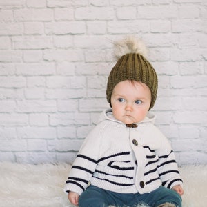 Crochet Pattern / Crochet Winter Hat / Easy Crochet Beanie / Ribbed Beanie for Babies, Children & Adults / Easiest Crochet Hat Pattern PDF image 7