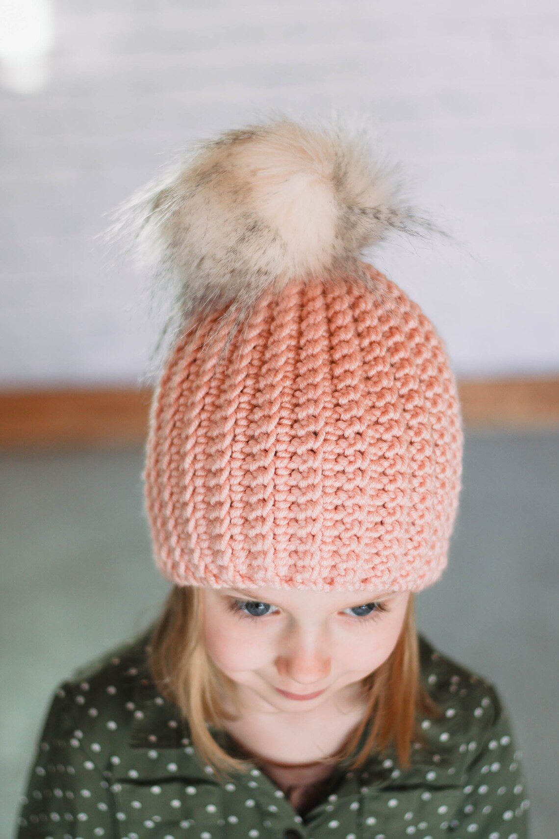 Crochet Pattern / Crochet Winter Hat / Easy Crochet Beanie / Ribbed ...
