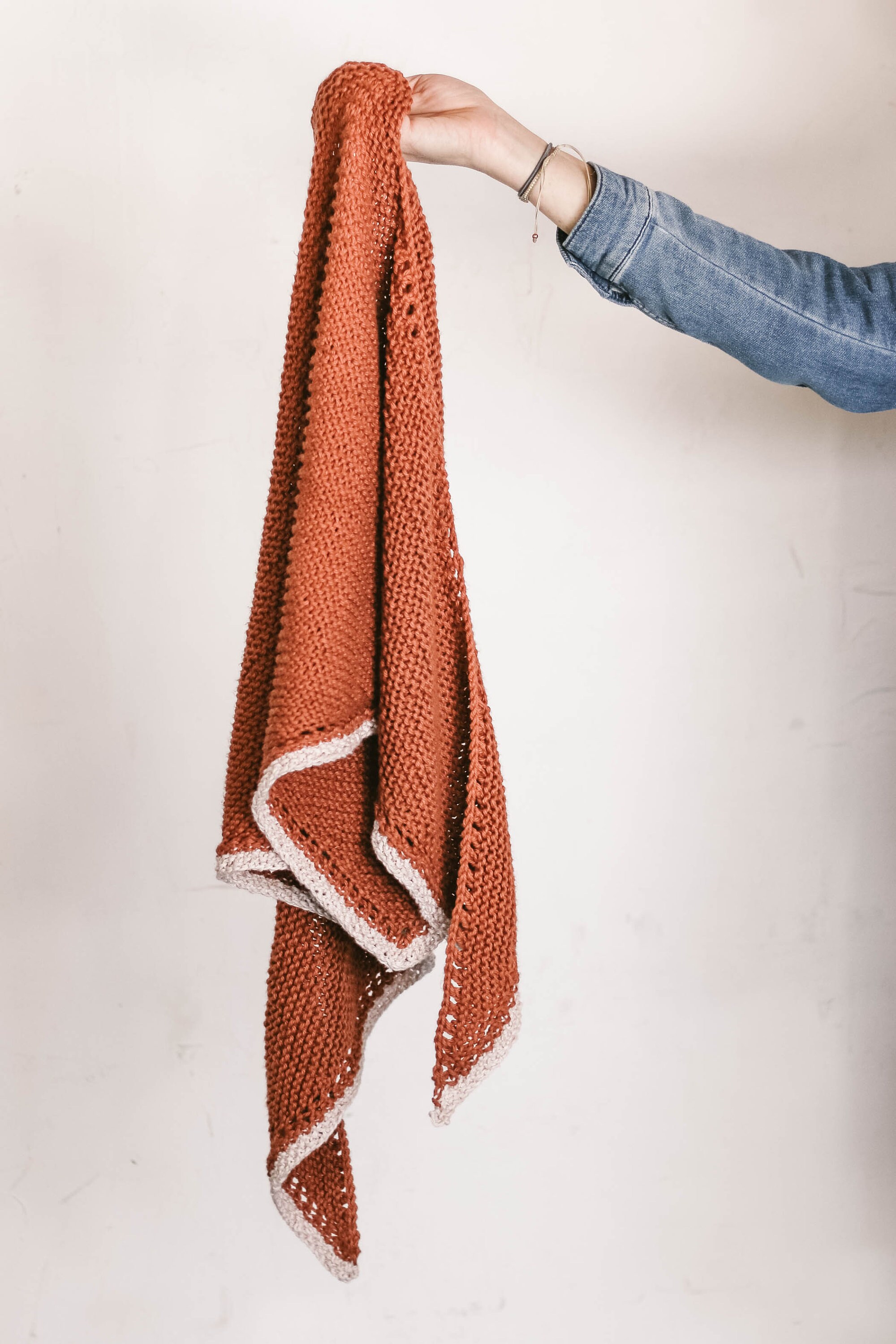 Knitting Pattern / Easy Knit Triangle Scarf / Beginner / Lightweight ...