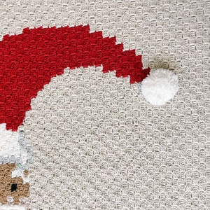 Crochet Pattern / Corner to Corner Santa Blanket / Christmas Blanket / C2C Graphgan / Xmas / Jolly Old St. Nick Blanket Crochet Pattern PDF image 3