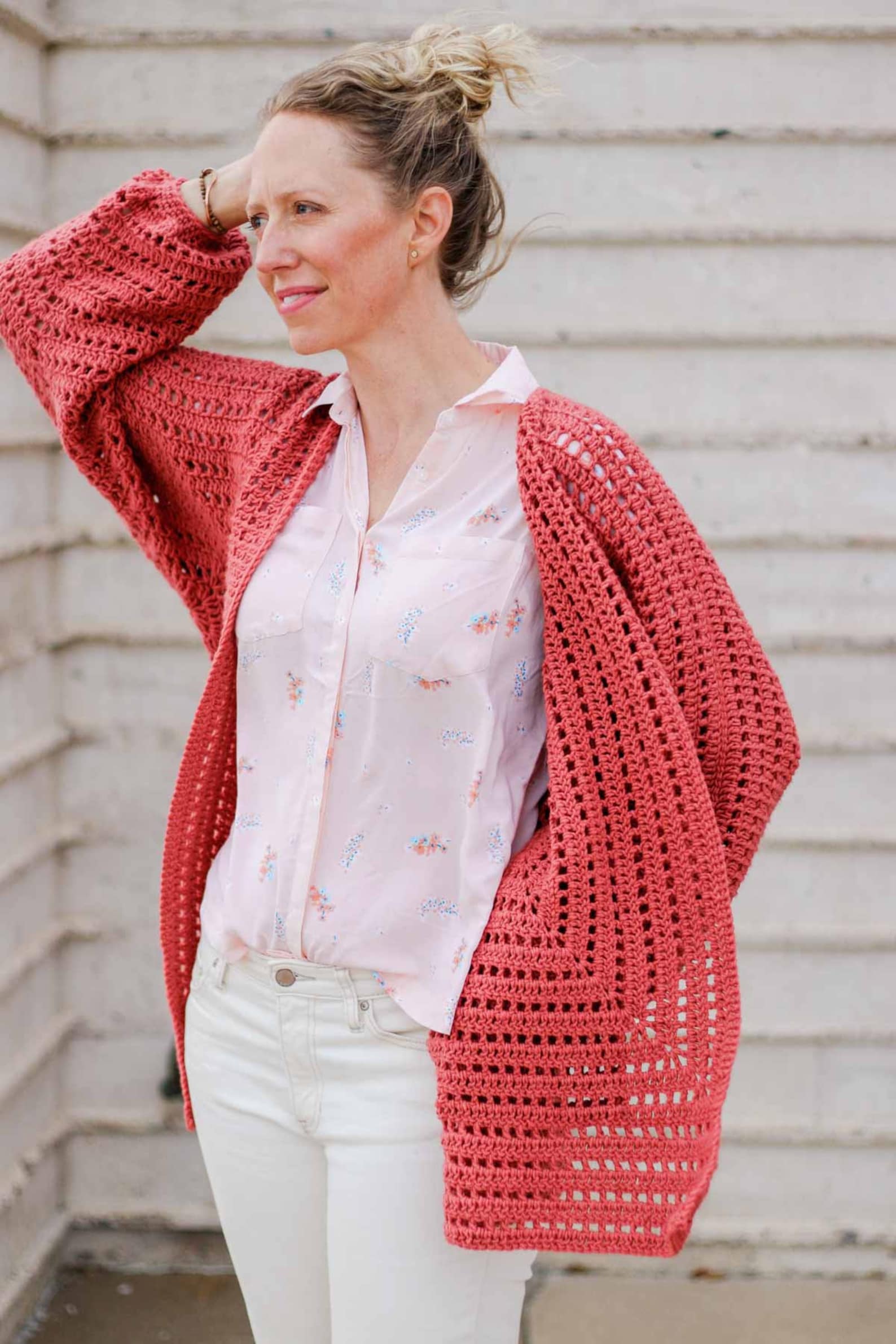 Crochet Pattern / Easy Cardigan Made From Hexagon / Beginner Etsy