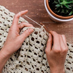 Crochet Pattern / Boho Crochet Top / Rectangle Crochet Poncho / Lightweight Summer Shirt / Saratoga Poncho Top Crochet Pattern PDF image 9