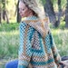 Crochet Pattern / Easy Hexagon Cardigan With Hood / Women's Crochet Sweater Pattern PDF / Campfire Cardigan Pattern PDF 