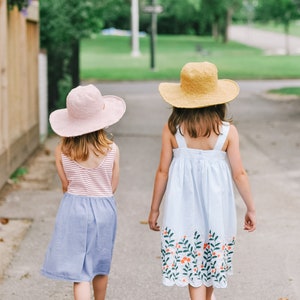 Crochet Pattern / Fedora Crochet Hat / Kids Sun Hat / Stiff Brim / Cleo Wide Brim Fedora Pattern PDF image 7