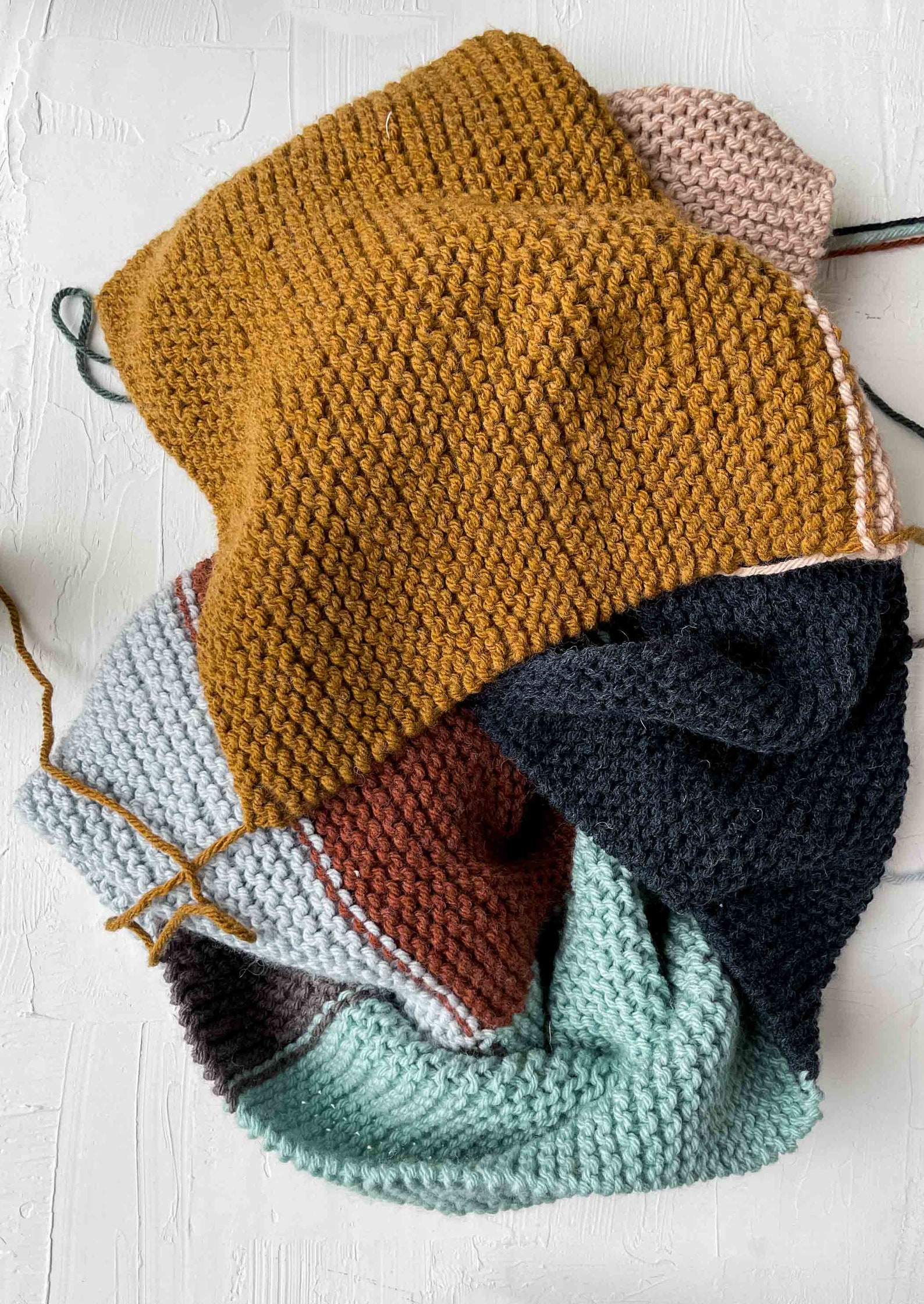Knitting Pattern / Easy Color Block Blanket / Modern Patchwork Blanket ...
