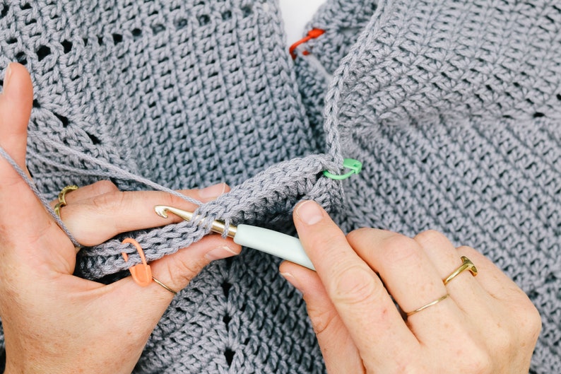 Crochet Pattern / Easy Crochet Tote Bag / Origami Crochet Purse / Seamless Market Bag / Beginner / Tradecraft Tote Crochet Bag Pattern PDF image 9
