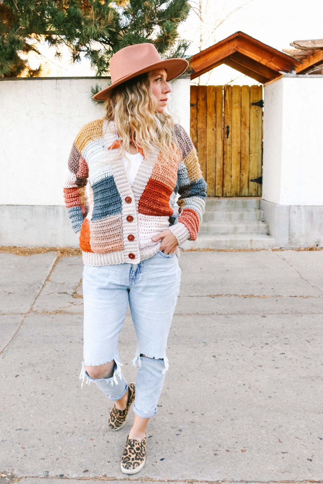 Crochet Pattern Women's Sweater Harry Styles Cardigan Easy