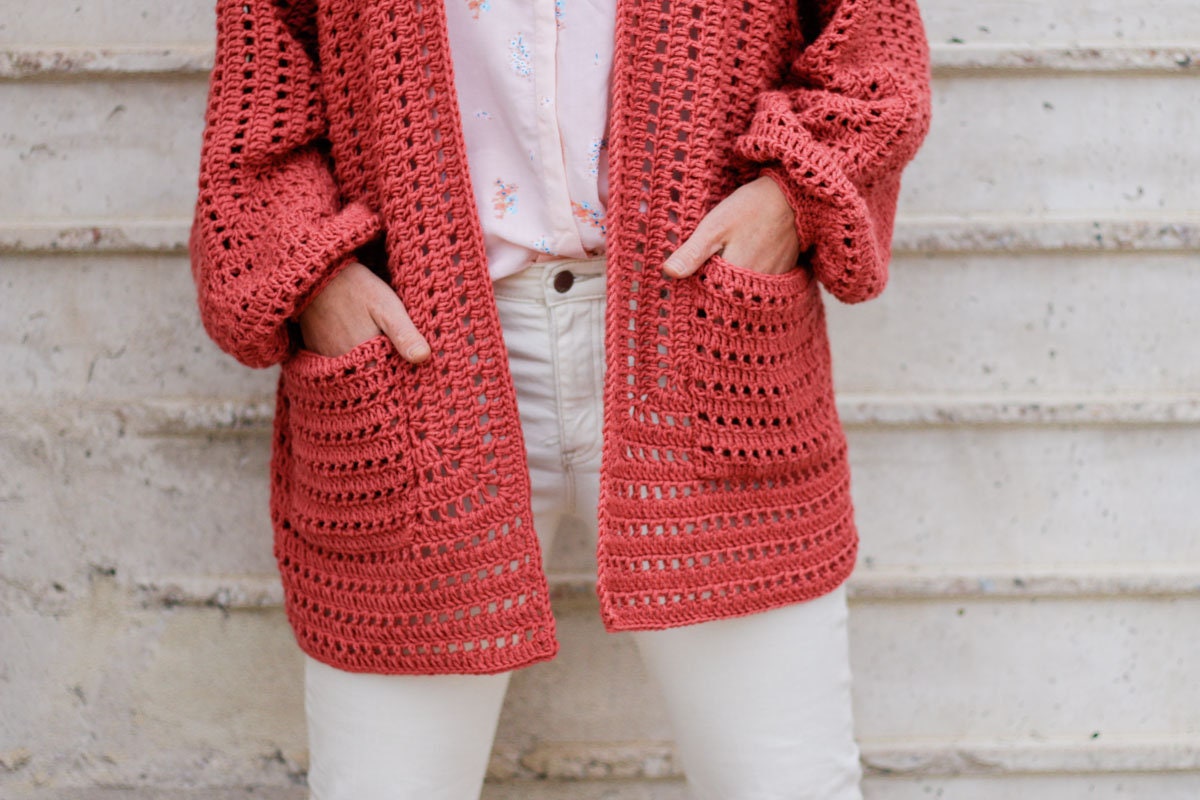 Crochet Pattern / Easy Cardigan Made From Hexagon / Beginner Etsy UK