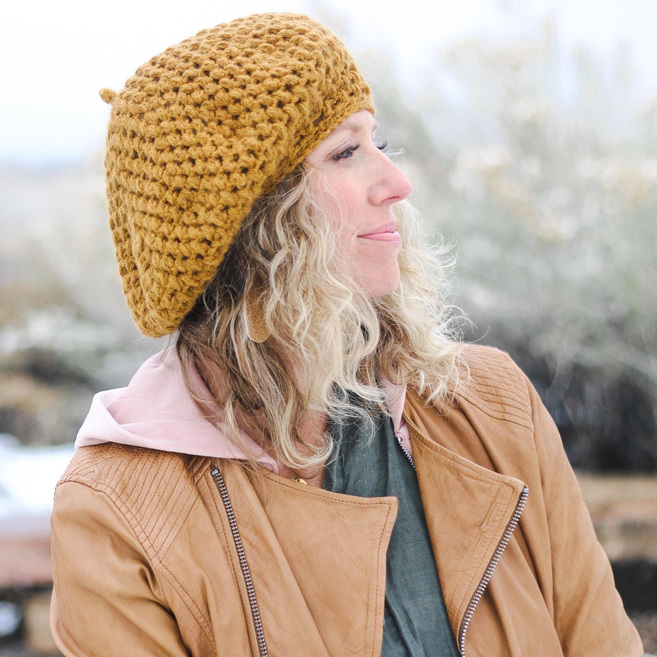 Crochet Pattern / Crochet Festival Hat / Slouchy Hippie Hat  display picture 1