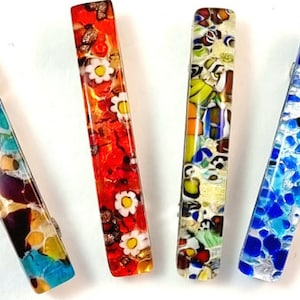 Murano Glass Barette- Hair Acessories