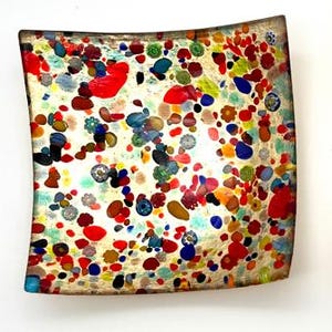 Klimt Murano-glas och guld smyckesfat