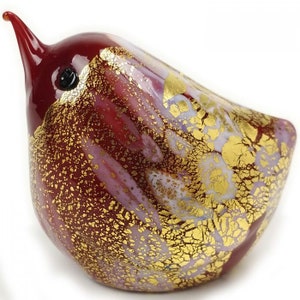 Murano Glass Bird, Little Birds of Inspiration, Hand Blown Glass Bird, Collectible Murano Glass Bird