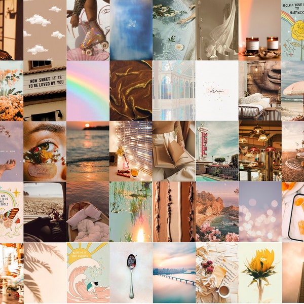 Printable Set Of 50 Photos, Tezza Inspired, Dreamy Photo Wall Kit, Inspirational Collage Wall Kit,