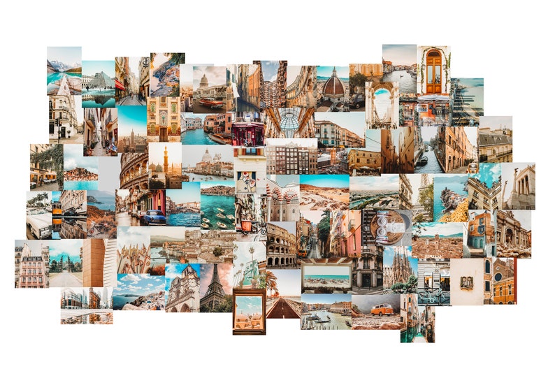 Ultimate Travel Digital Collage Kit | Etsy