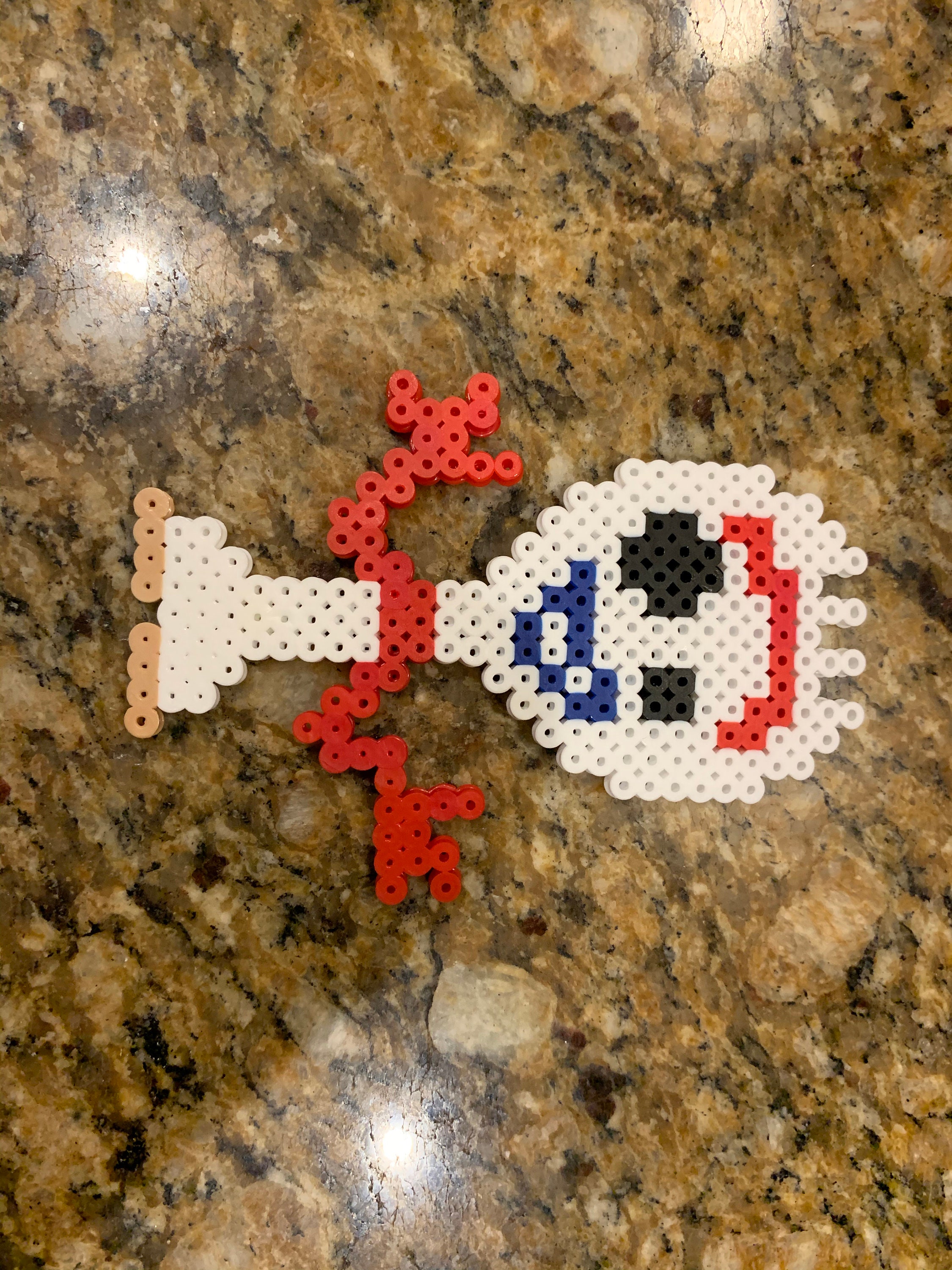 perler beads forky