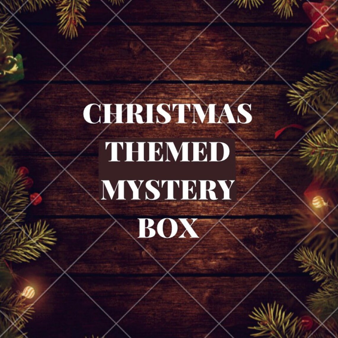 Christmas Mystery Box Gift Box Gift Box Ideas Gift Gifts Etsy