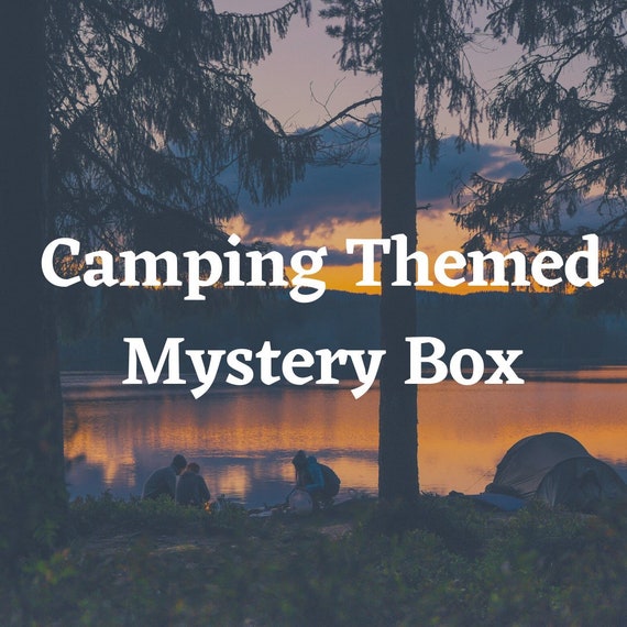 Camping Themed Mystery Box Camping Gift Box Gift Box Ideas Etsy