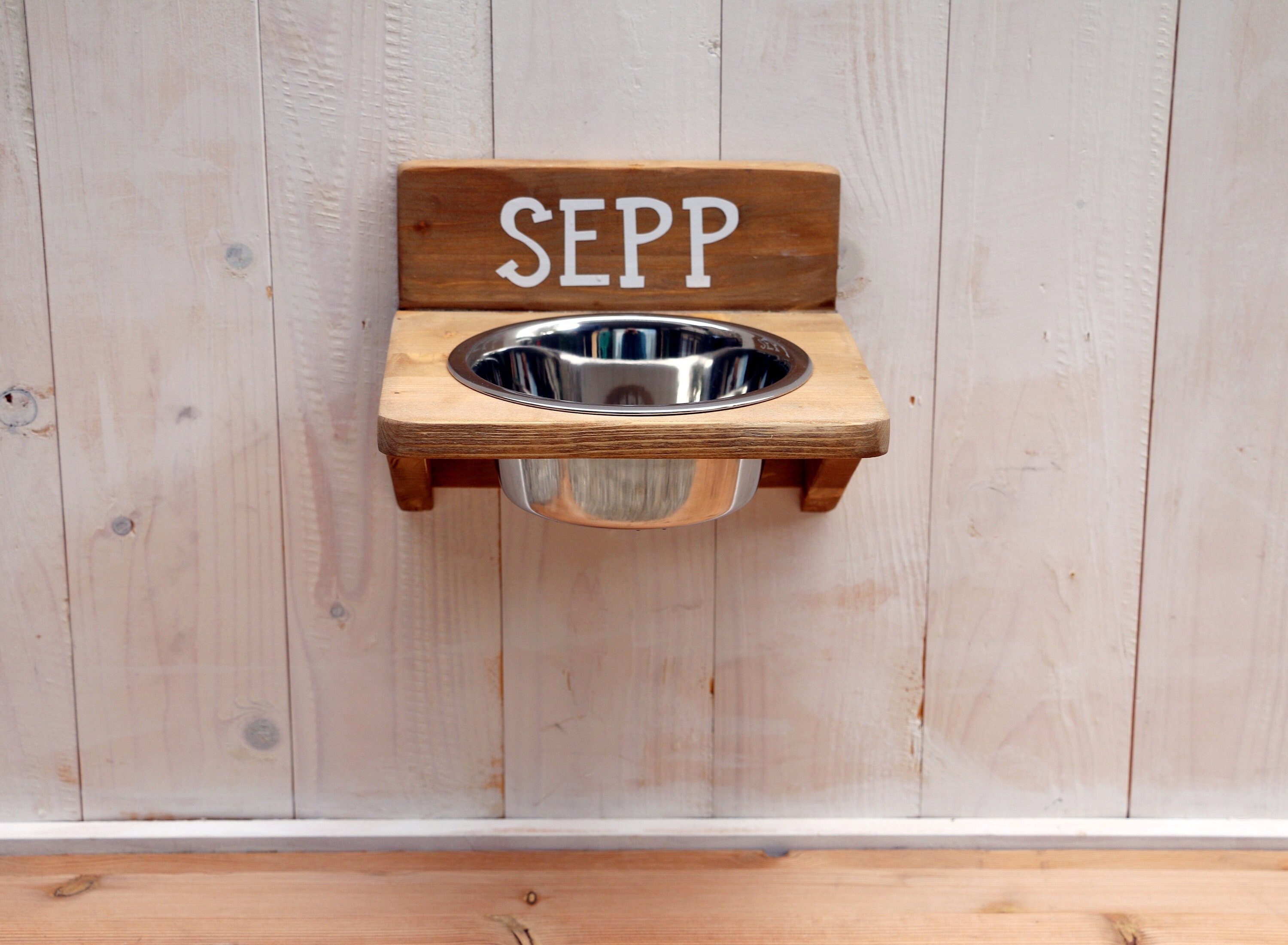 Hund futterstation rckwand - Etsy.de