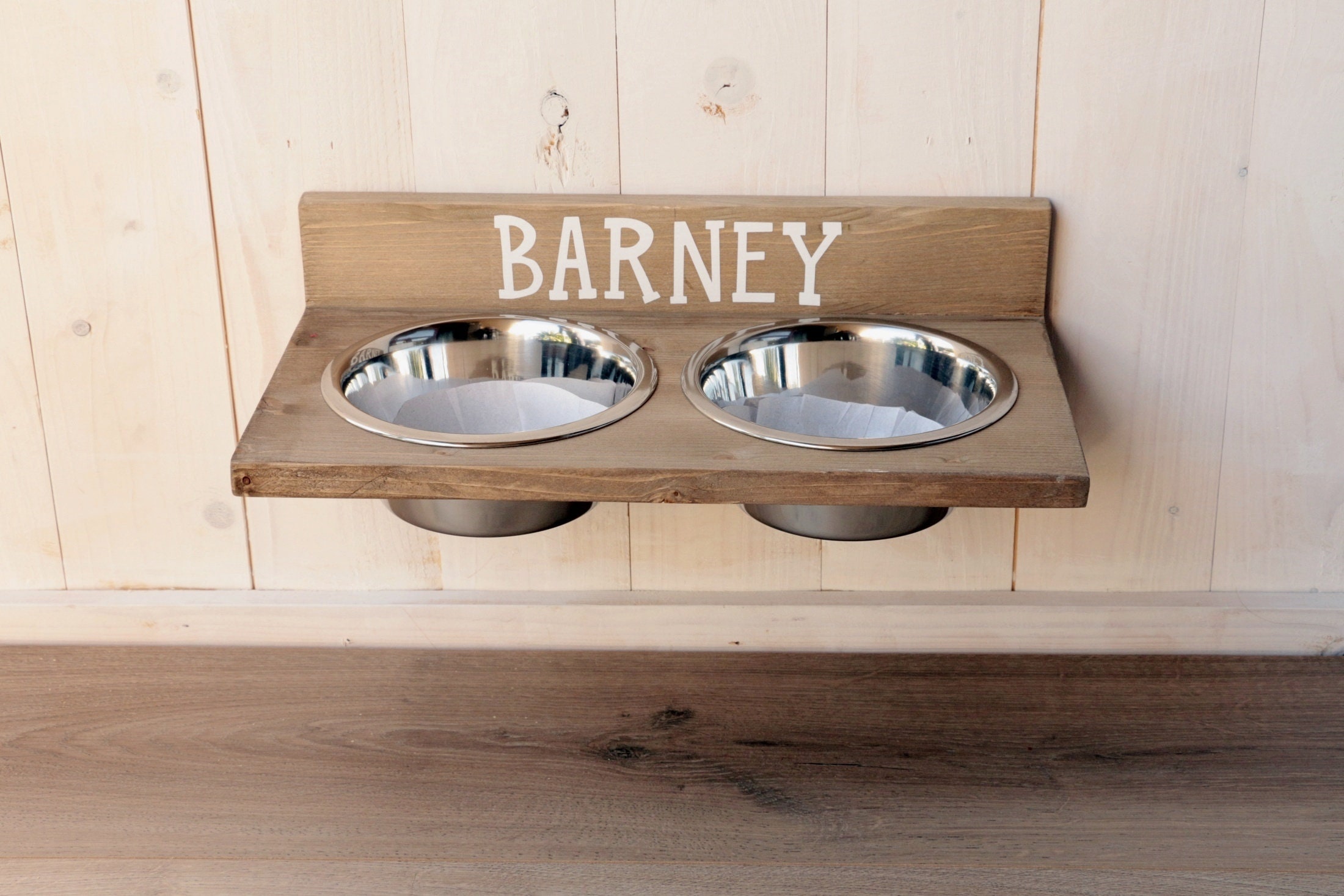 Hanging Dog Feeder Elevated Dog Bowl Wood Dog Bowl Fedder Etsy Canada