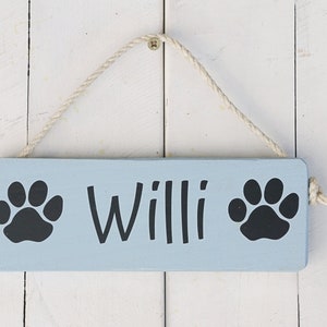 Hunde Namensschild, Hundehütte Namenschild, personalisiertes Namensschild für Hund