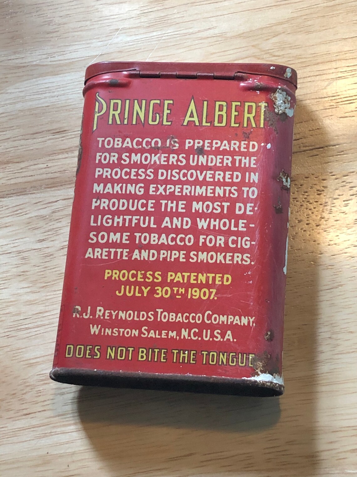 Prince Albert Vintage Tobacco Tin Etsy