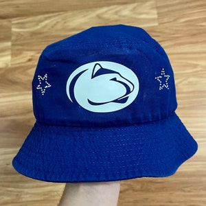 Custom college rhinestone bucket hat