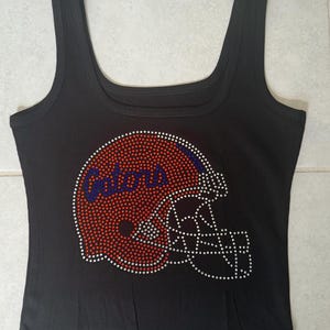 Custom College helmet rhinestone shirt tank top| college bed party
