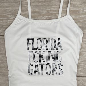 Custom College rhinestone word shirt tank top| college bed party