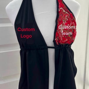 custom college backless halter top| college bed party