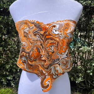 Custom college bandana top| college bed party