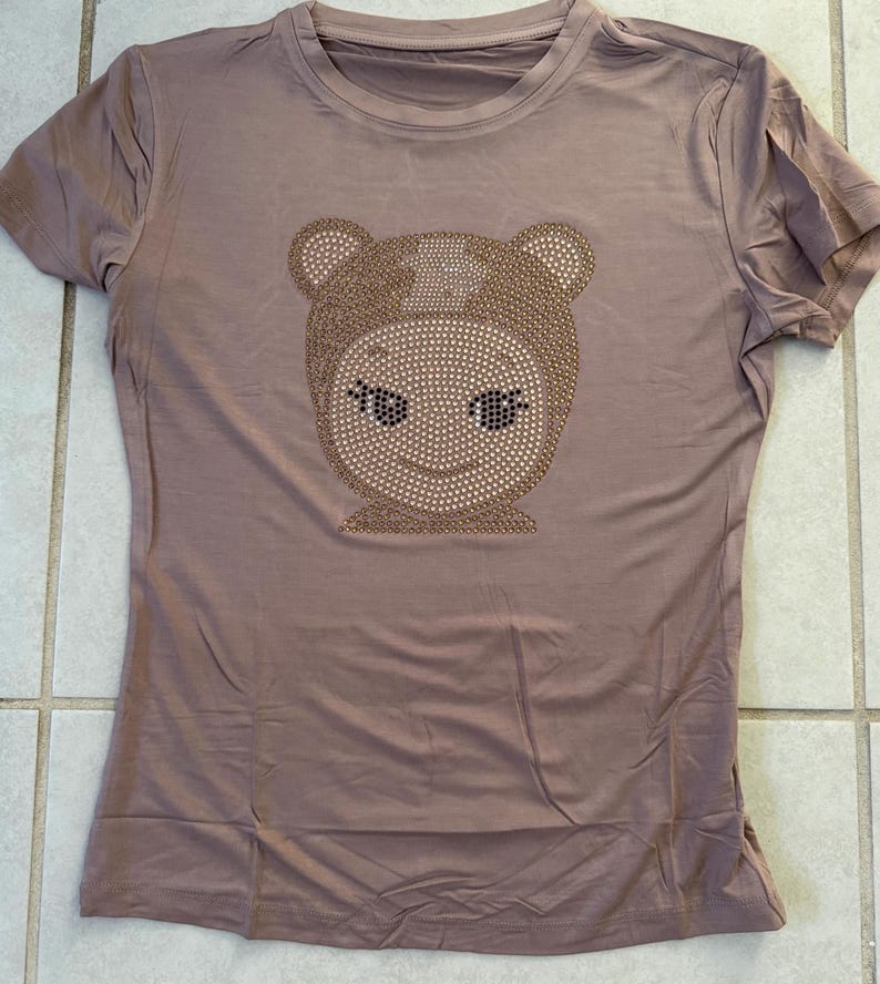 Camiseta de bebé personalizada con diamantes de imitación de Sonny Angel para fiesta en la cama universitaria imagen 2