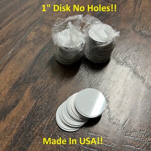 100ea 1&quot; CIRCLE - DISC for Dye Sublimation