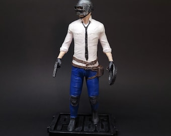 PUBG Figure PUBG Sculpture | PUBG Bust | 3D Printed | Handmade Painted | pubg Figure