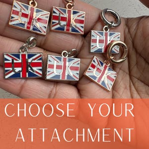 United Kingdom UK Inspired Flag Charm Jewelry for bracelet or necklace country flag pendant
