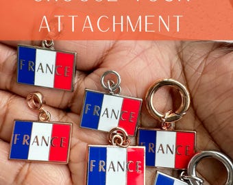 France Inspired Flag Charm Jewelry for bracelet or necklace country flag pendant