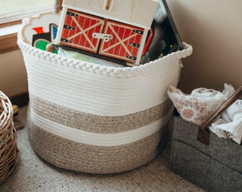 Blanket Basket Etsy