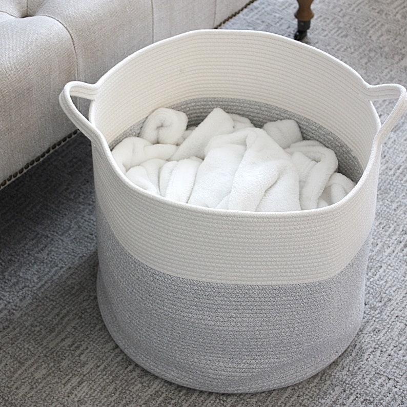 Extra Large Storage Basket Living Room Blanket Basket Etsy