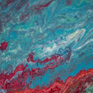 Rainbow  Pour painting