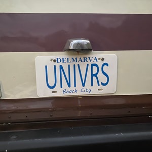 Steven Universe Mr Universe Van UNIVRS License Plate