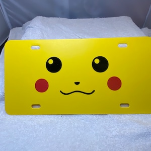 Pikachu License Plate