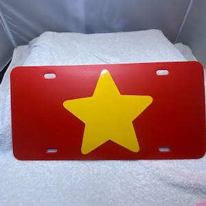 Steven Universe Star License Plate