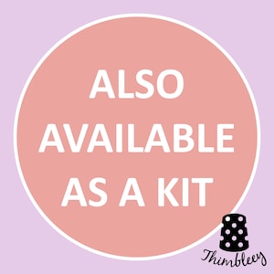 This pattern is also available as a pre-made kit