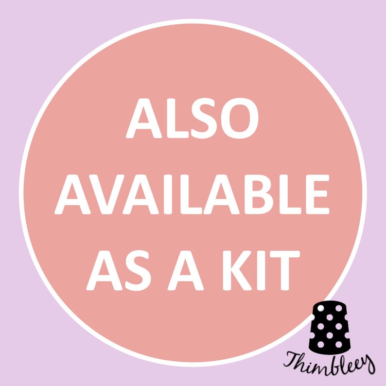 This pattern is also available as a pre-made kit