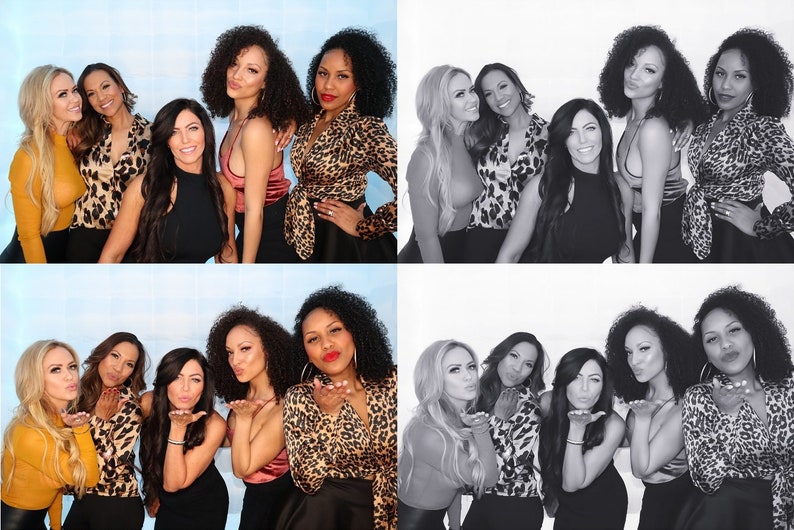 Photo Booth Filters Glamour Filter, Beauty Droplet, Black & White