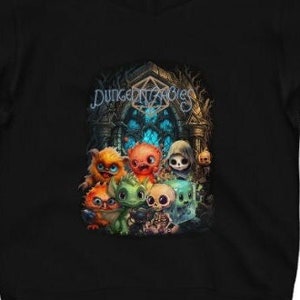 Dungeon Babies - Cute D&D Baby Monsters Youth Hoodie, DnD kids Hoodie, Dungeons and Dragons boy's girl's Hoodie, Baby Monsters Hoodie,