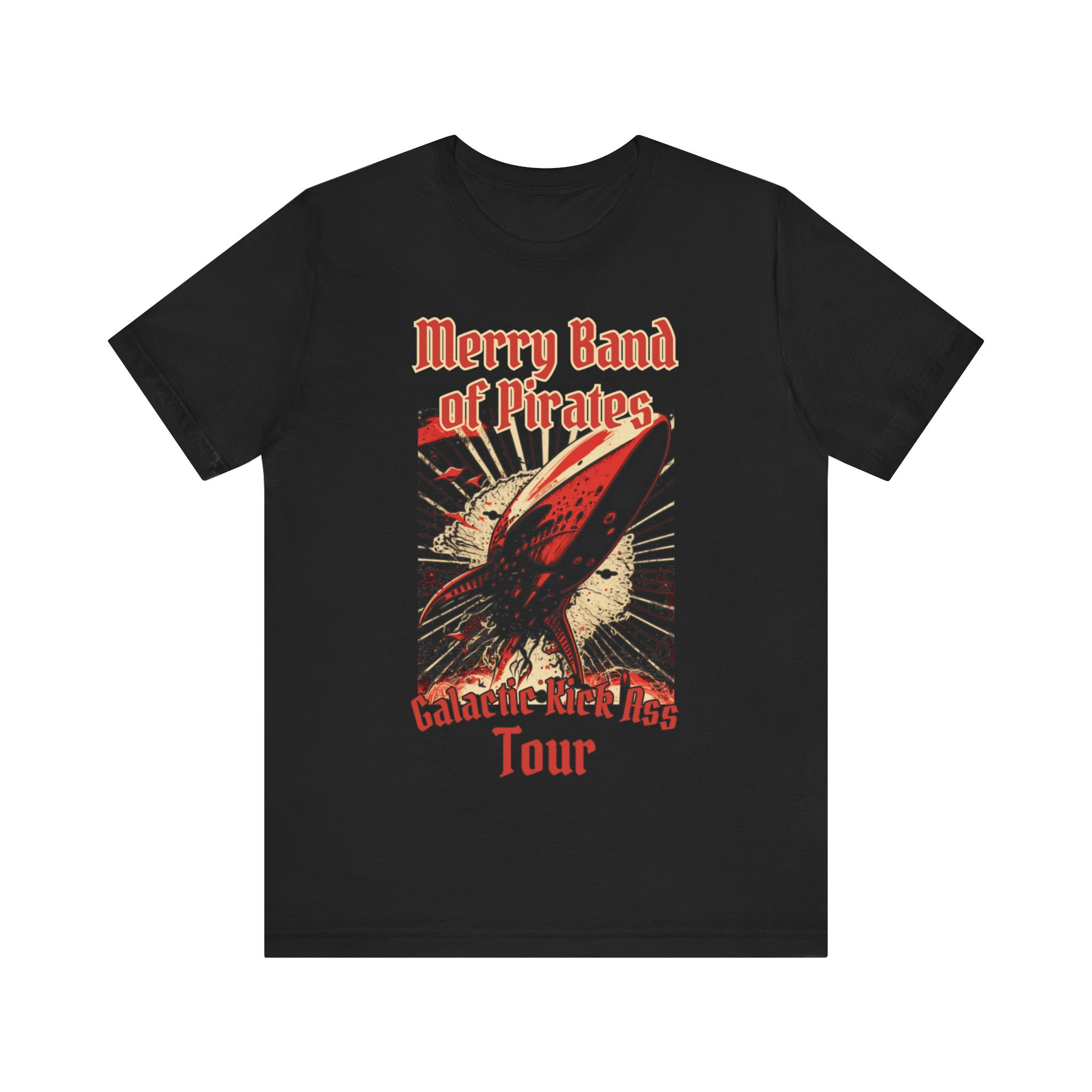 letting up despite great faults バンドTシャツ Merry Band of Pirates Shirt - Galactic Kick Ass Tour Tee, Skippy