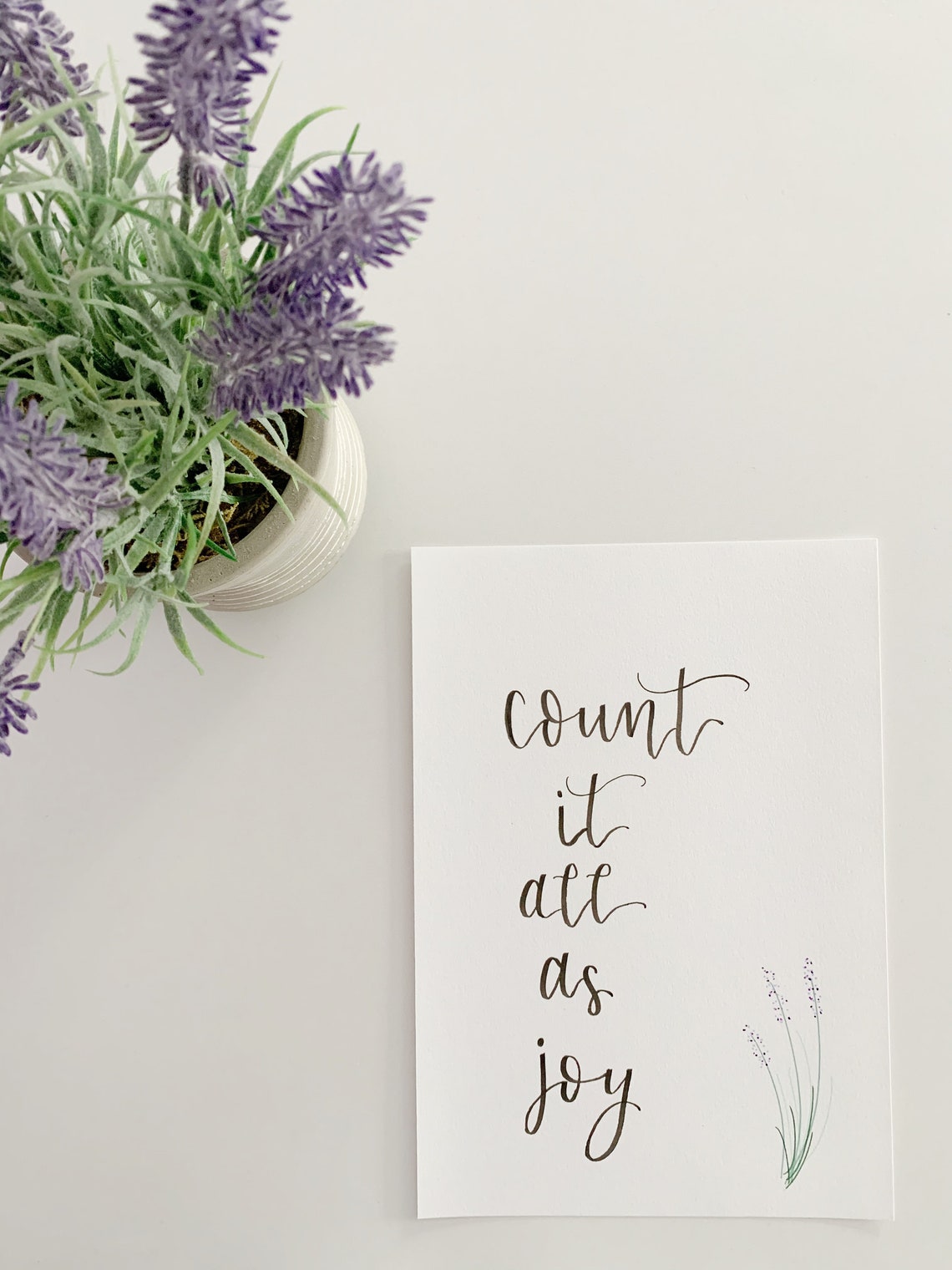 Count it all as joy etsy
