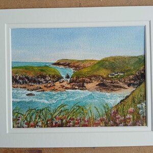 Kynance Cove, Cornwall - original watercolour painting