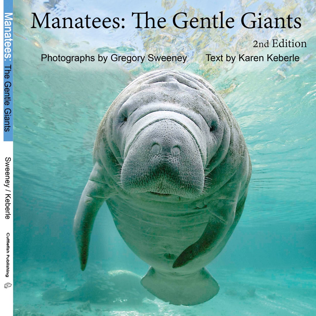 Manatees the Gentle Giants Book Full of Manatee Underwater - Etsy