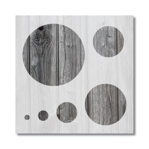 Circles Stencil, Reusable Stencil For Painting, 027